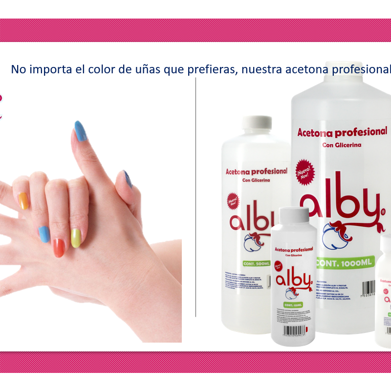 acetona para uñas