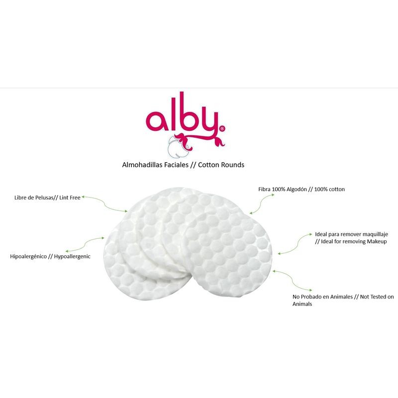 almohadillas de algodon desmaquillantes